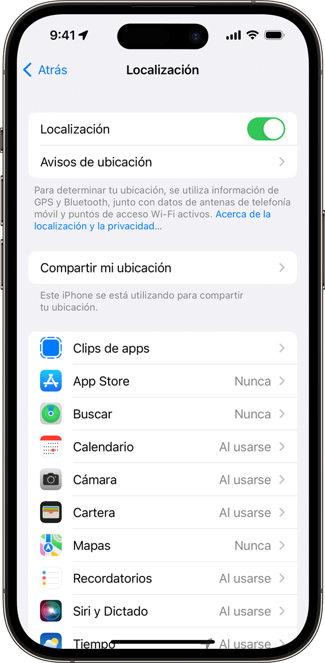desactiva gps