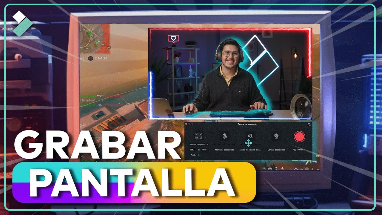 grabar pantalla en filmora